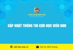 CẬP NHẬT THÔNG TIN CỰU HỌC VIÊN BDU