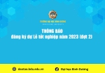 dang ky du Le tot nghiep nam 2023 dot 2