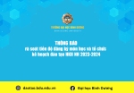 Thông báo rà soát tiến độ đăng ký môn học và tổ chức kế hoạch đào tạo HKII NH 2023 2024