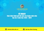 kh thực hiện đánh giá kết quả rèn luyện sinh viên