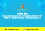 Kết quả sơ bộ sau phản hồi xét tốt nghiệp đợt 5 năm 2024 Vừa làm vừa học, Liên thông, Văn bằng 2, Giáo dục thường xuyên