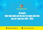 KH thực hiện đánh giá kết quả rèn luyện sinh viên