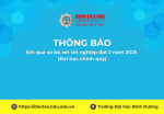 Kết quả sơ bộ xét tốt nghiệp đợt 2 năm 2025 Đại học chính quy