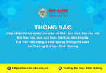 tiếp nhận hồ sơ miễn, chuyển đổi kết quả học tập các lớp Đại học vừa làm vừa học, Đại học liên thông, Đại học văn bằng 2 khai giảng tháng 082025 tại Trường Đại học Bình Dương