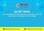 ban hành Quy định chuẩn đầu vào, chuẩn đầu ra ngoại ngữ