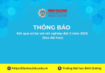Kết quả sơ bộ xét tốt nghiệp đợt 3 năm 2025 Sau đại học