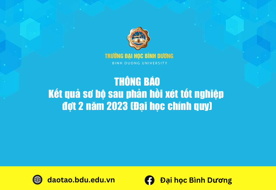 Ket qua so bo sau phan hoi xet tot nghiep dot 2 nam 2023 Dai hoc chinh quy