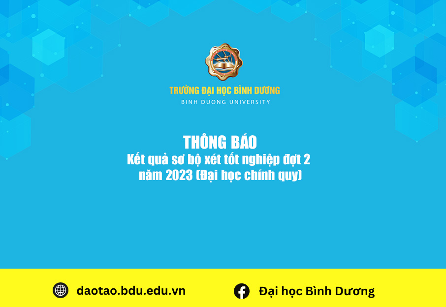 Kết quả sơ bộ xét tốt nghiệp đợt 2 năm 2023 Đại học chính quy